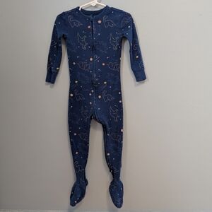 Old Navy Dark Blue Footed One Piece Pj
